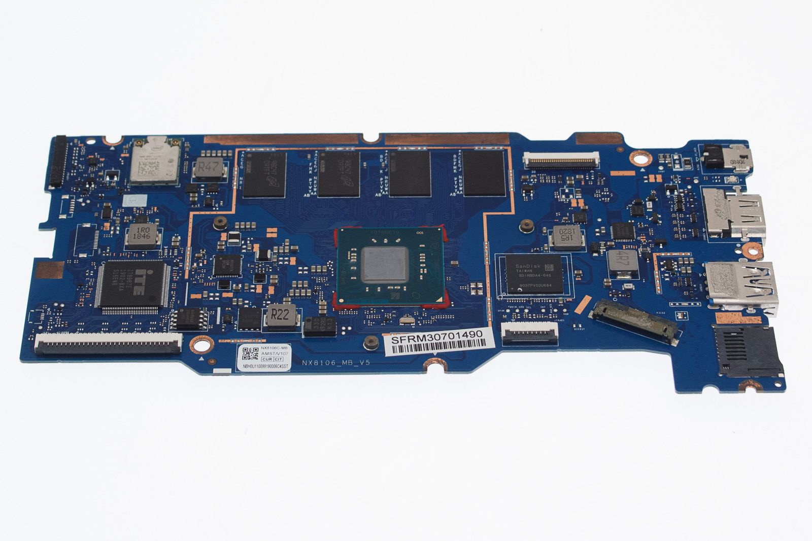 Acer Mainboard W/CPU.N5000.4GB.EMMC64GB.UMA Spin 1 SP111-33 Serie (Original)