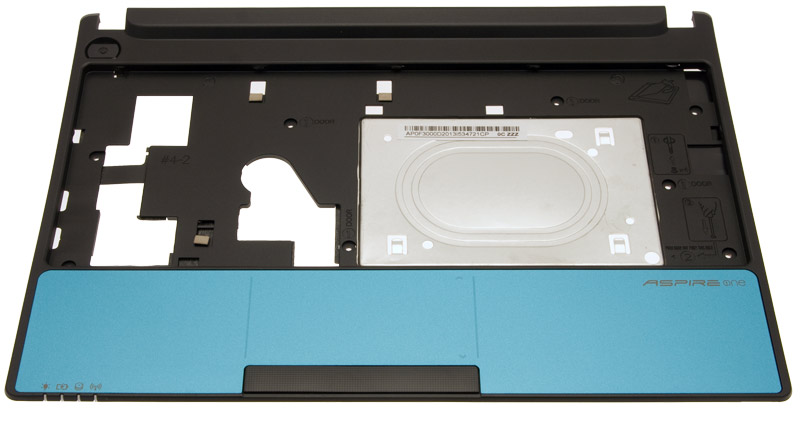 Acer Gehäuseoberteil mit Touchpad blau Aspire ONE D255E (Original)
