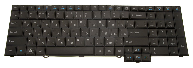 Acer Tastatur russisch (RU) schwarz TravelMate 5760ZG Serie (Original)