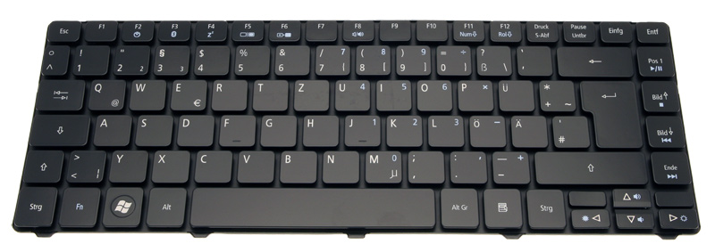 Acer Tastatur Deutsch (DE) schwarz Aspire 3810TZ Serie (Original)