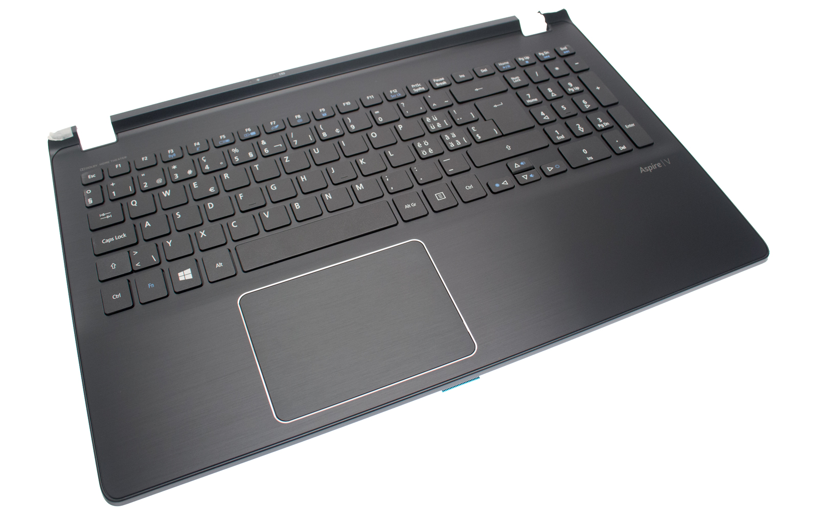 Acer Tastatur beleuchtet schweizerisch (CH) + Top Case schwarz Aspire V7-581G Serie (Original)