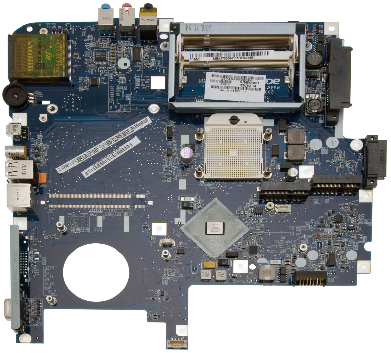 Acer Mainboard UMA.W/RDR.WO/CPU/MEM Aspire 7520 Serie (Original) Acer Mainboard UMA.W/RDR.WO/CPU/MEM Aspire 7520 Serie (Original)