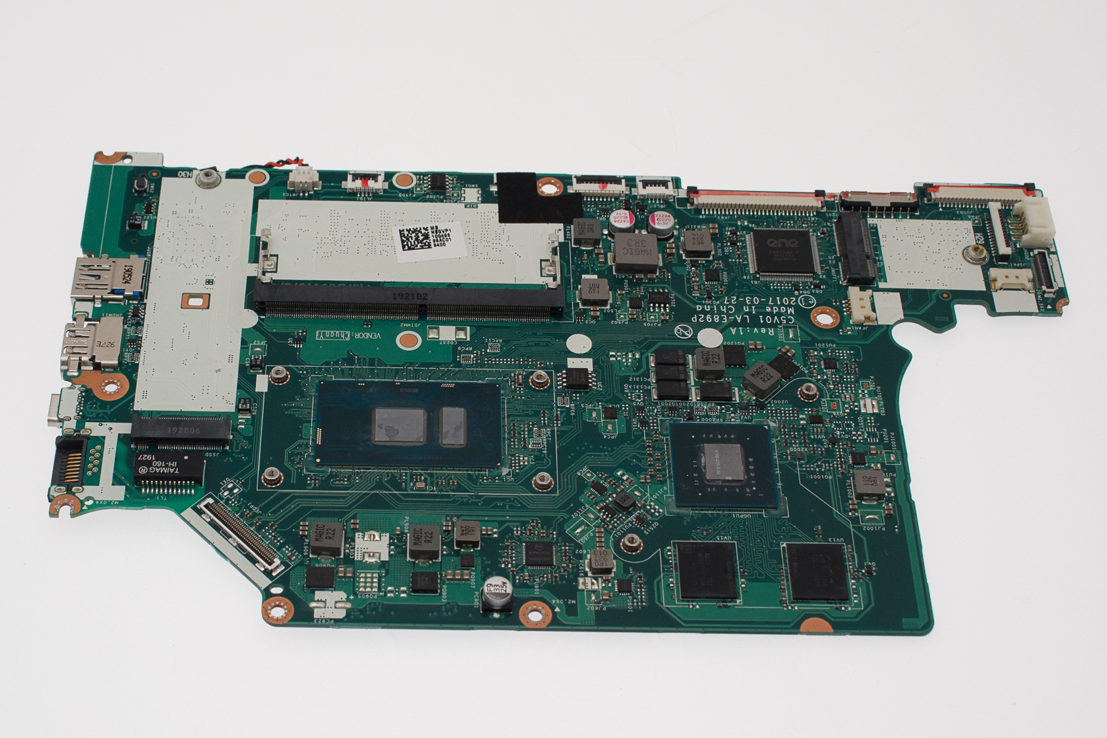 Acer Mainboard W/CPU.I7-7500U.DIS.MX130.2GB Aspire 5 A517-51G Serie (Original)