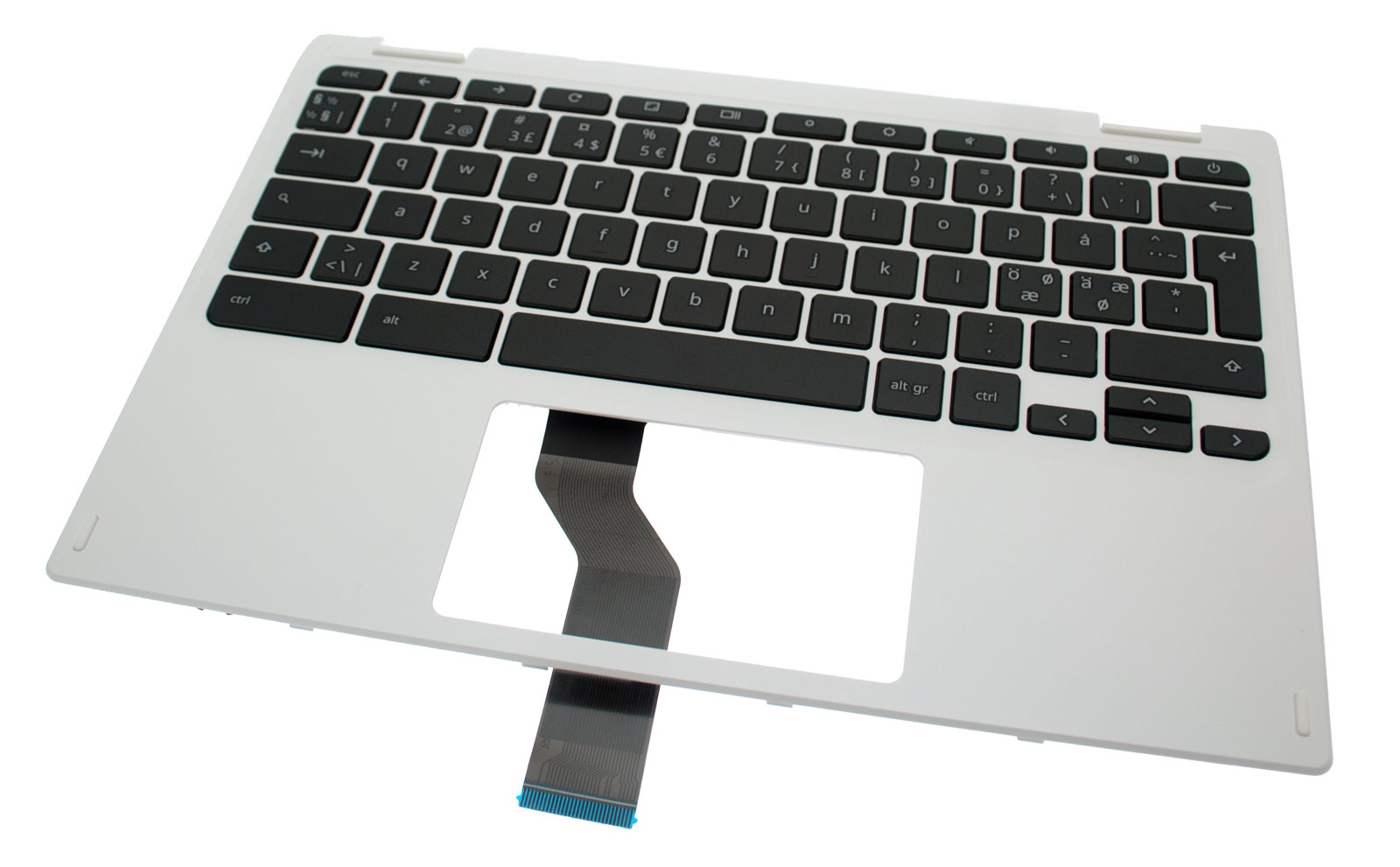 Acer Tastatur skandinavisch (NORDIC) + Topcase weiß Chromebook 11 CB3-131 Serie (Original) Acer Tastatur skandinavisch (NORDIC) + Topcase weiß Chromebook 11 CB3-131 Serie (Original)