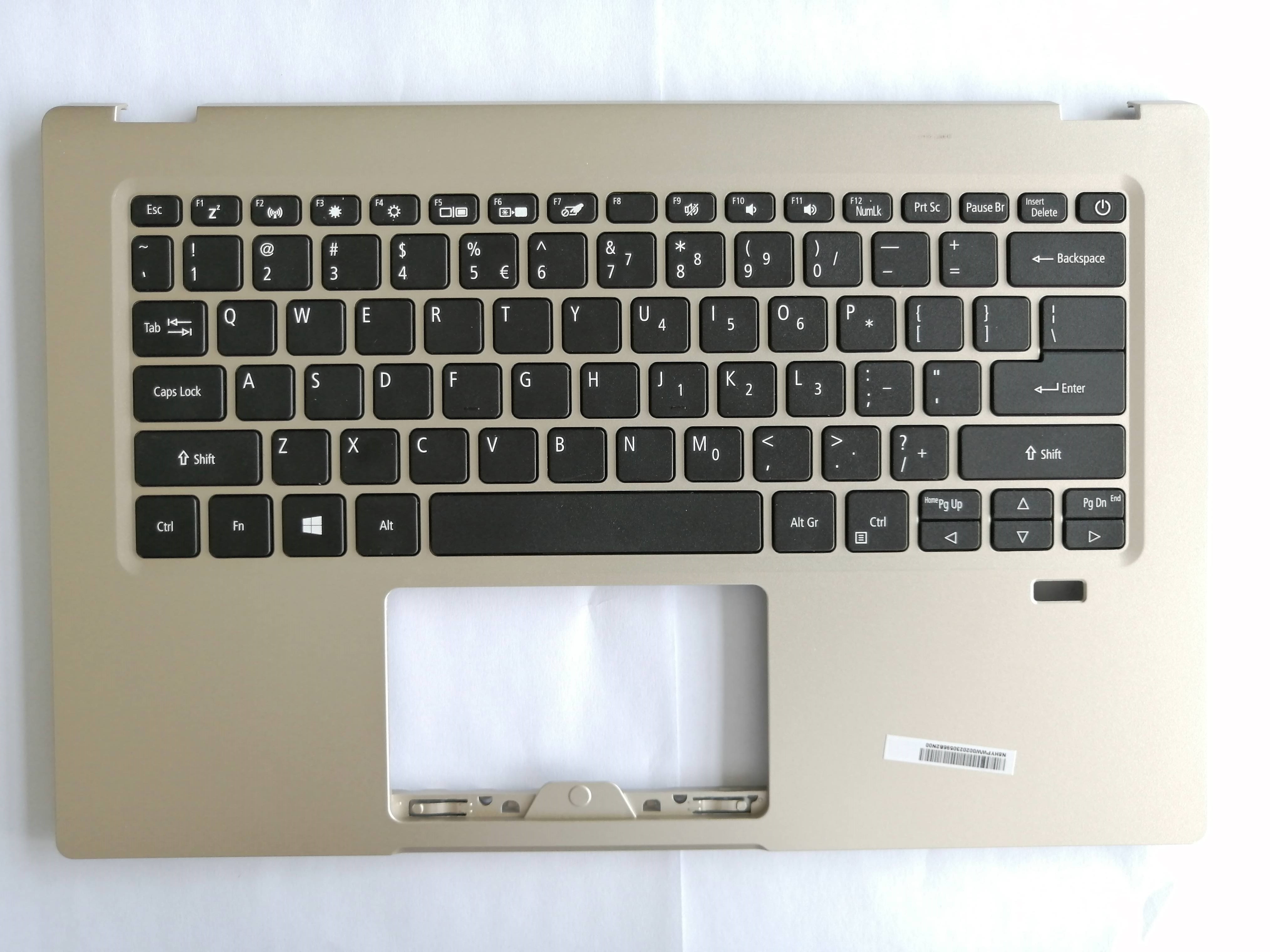 Acer Tastatur beleuchtet US-Int. (US) + Topc case silber Swift 1 SF114-33 Serie (Original)