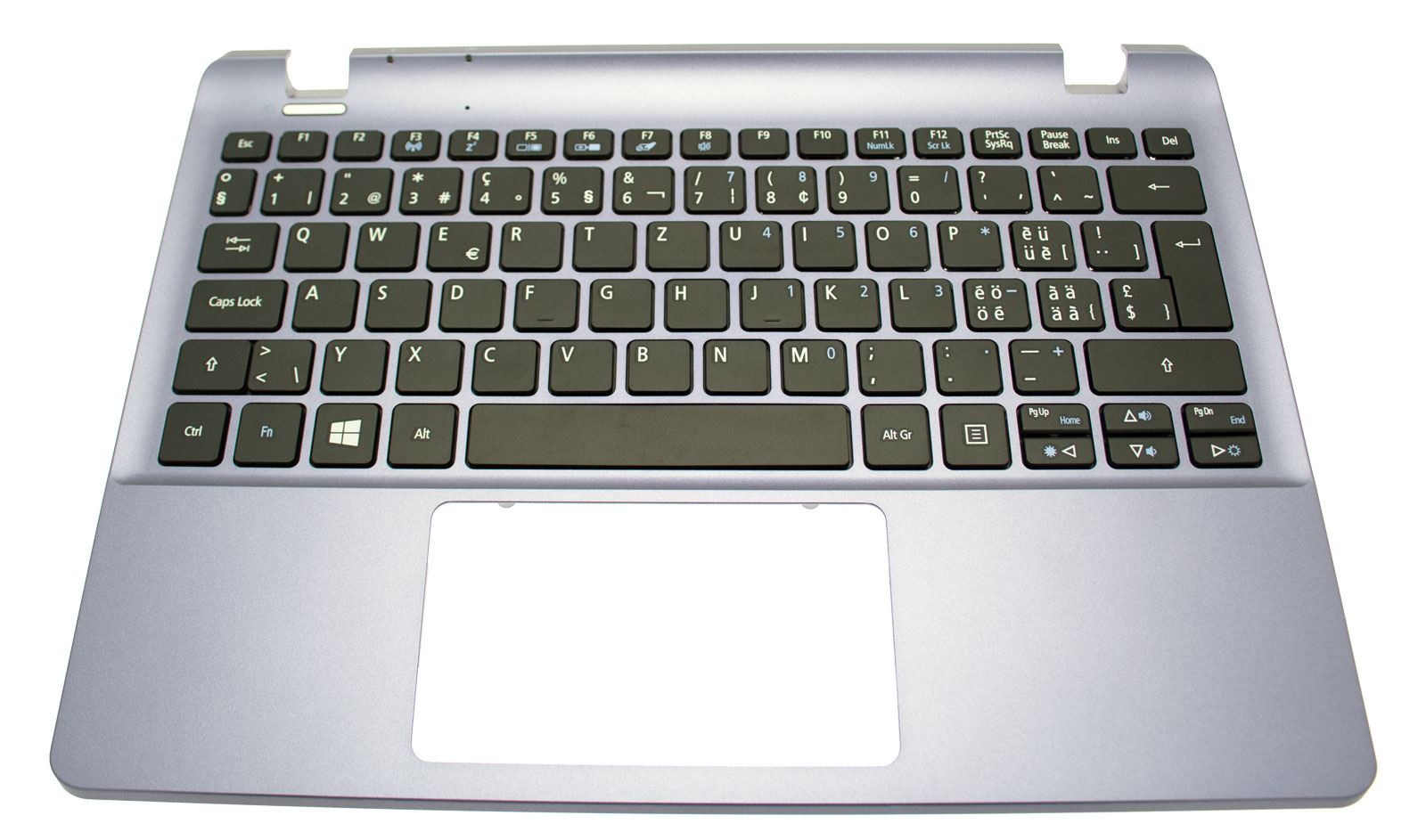 Acer Tastatur schweizerisch (CH) + Top Case grau Aspire E3-111 Serie (Original)