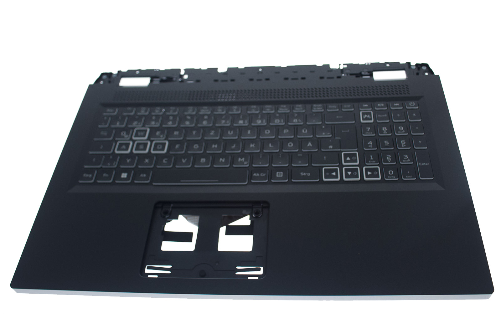 Acer Tastatur beleuchtet Deutsch (DE) + Top case schwarz Nitro 5 AN517-55 Serie (Original)