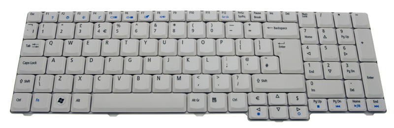 Acer Tastatur / Keyboard (UK) Aspire 7520 Serie (Original)