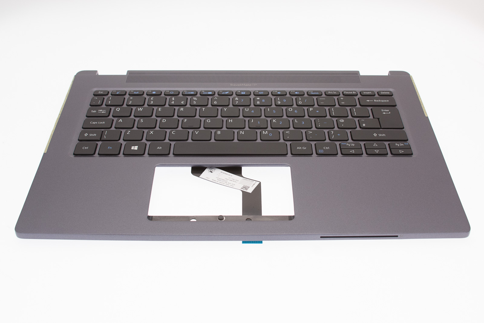 Acer Tastatur beleuchtet Englisch-UK (UK) + Top case schwarz TravelMate P4 P414-51 Serie (Original)