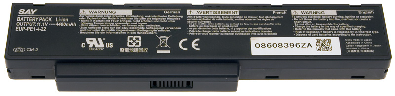 PackardBell HERA SMP PANA LI 6C 4400MAH EasyNote MH45 Serie (Original)