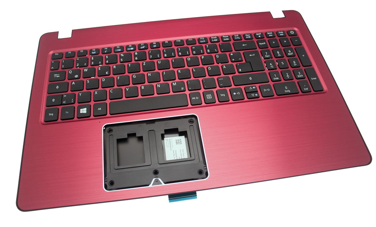Acer Tastatur deutsch (DE) + Topcase rot Aspire F15 F5-573 Serie (Original)