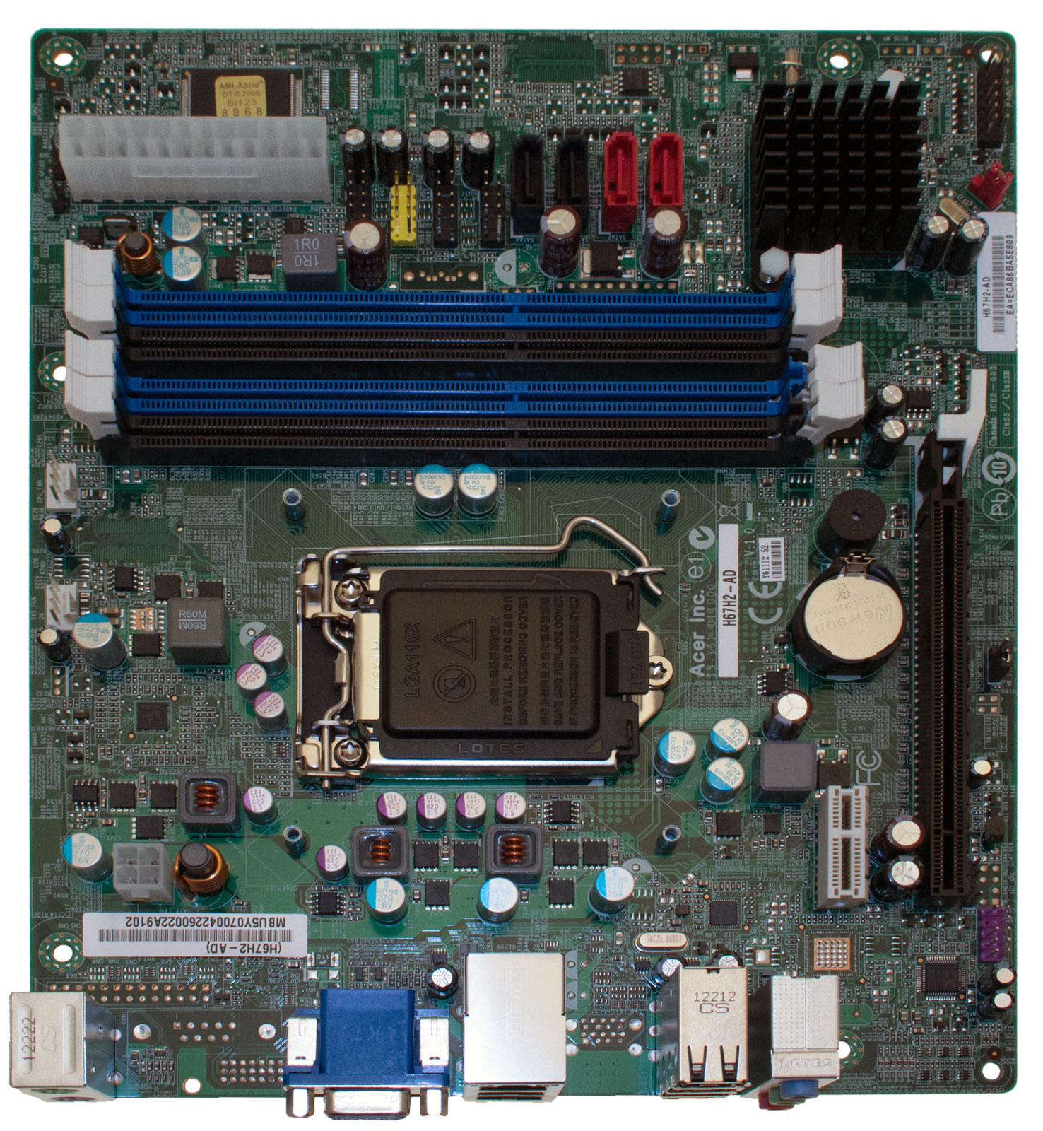 PackardBell Mainboard H67.LF imedia S3850 Serie (Original)