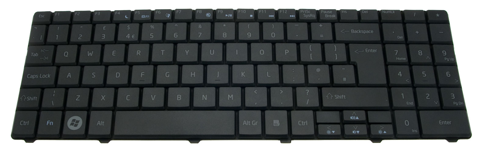 eMachines Tastatur / Keyboard (UK) eMachines E628 Serie (Original)
