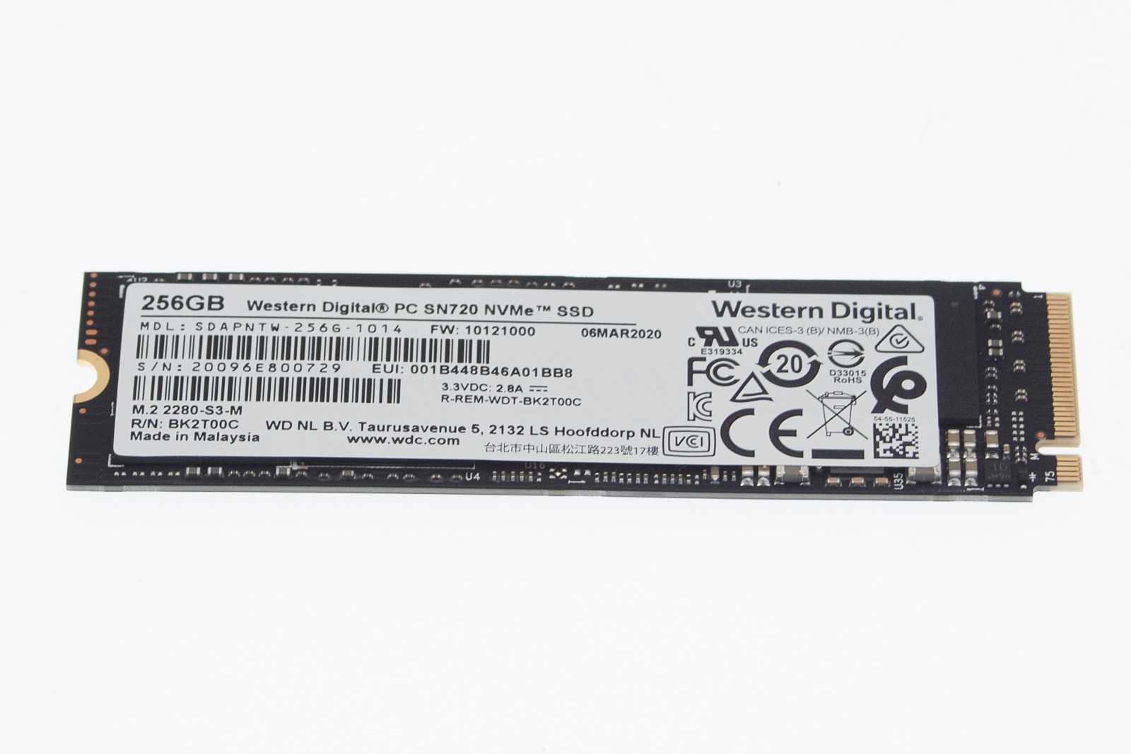 Acer SSD M.2 256GB NVME PCIe Altos BrainSphereTM P10 F7 Serie (Original)