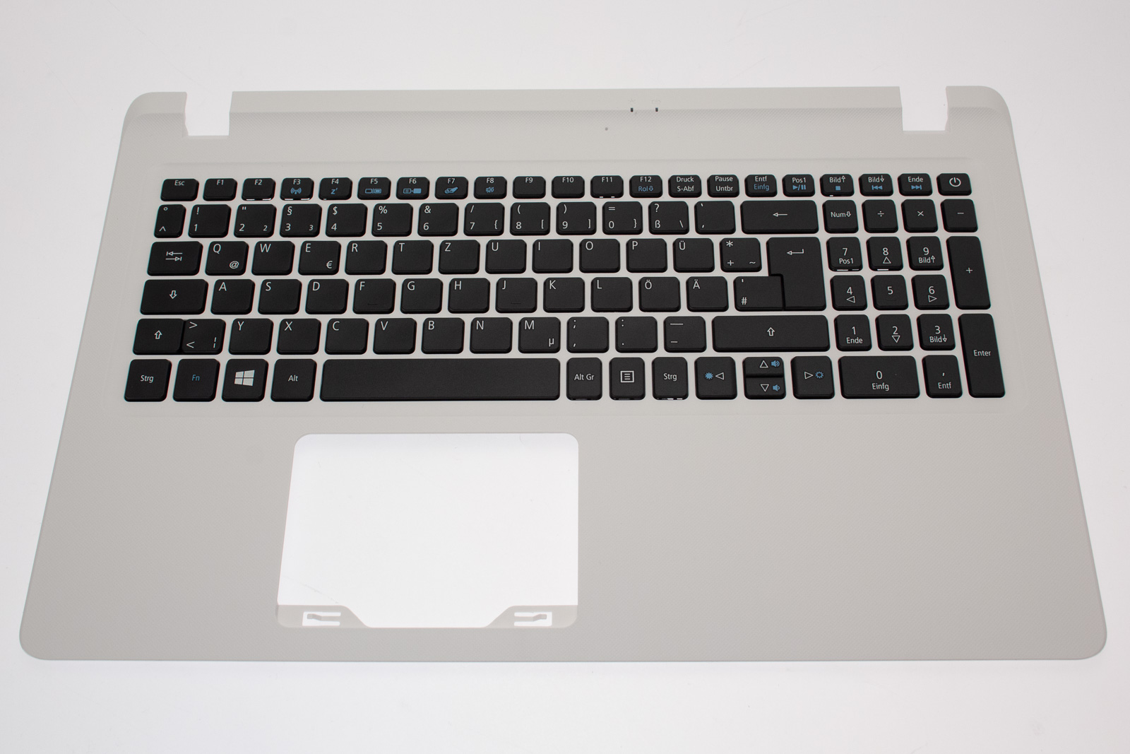 Acer Tastatur deutsch (DE) + Topcase weiß Aspire ES1-572 Serie (Original)
