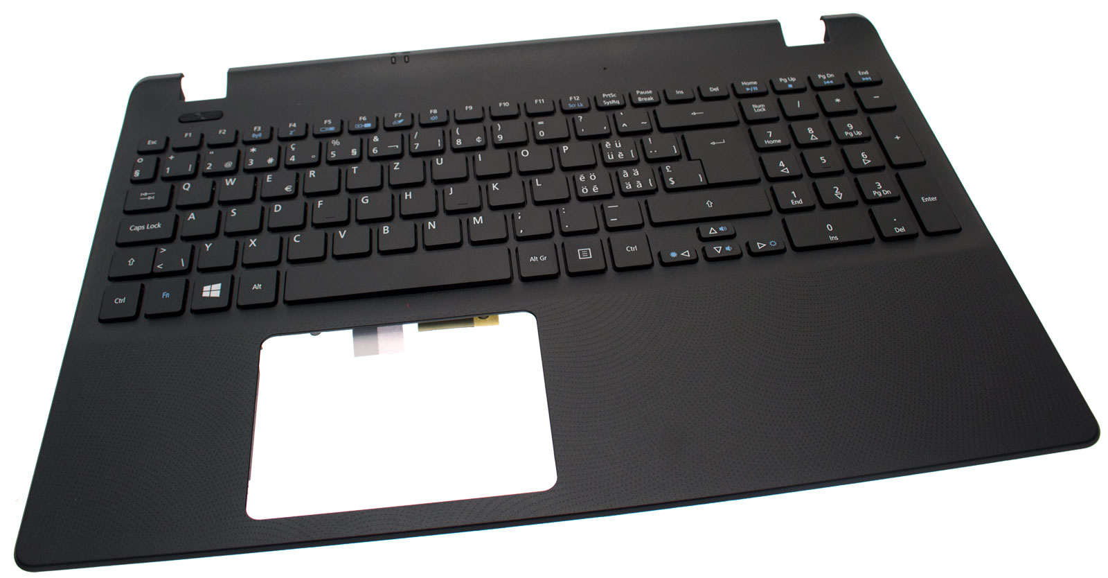 Acer Tastatur schweizerisch (CH) + Top Case schwarz Aspire ES1-512 Serie (Original)