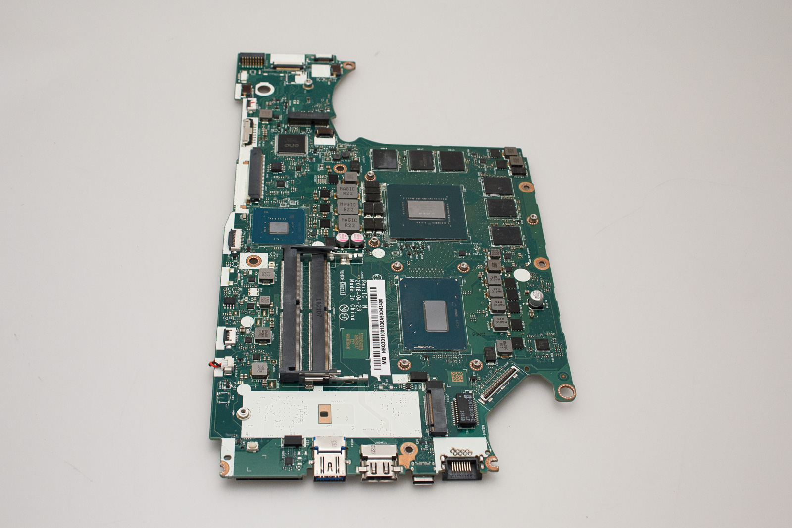 Acer Mainboard W/CPU.I7-8750H.DIS.N17EG1.6GB Predator Helios 300 PH317-52 Serie (Original)