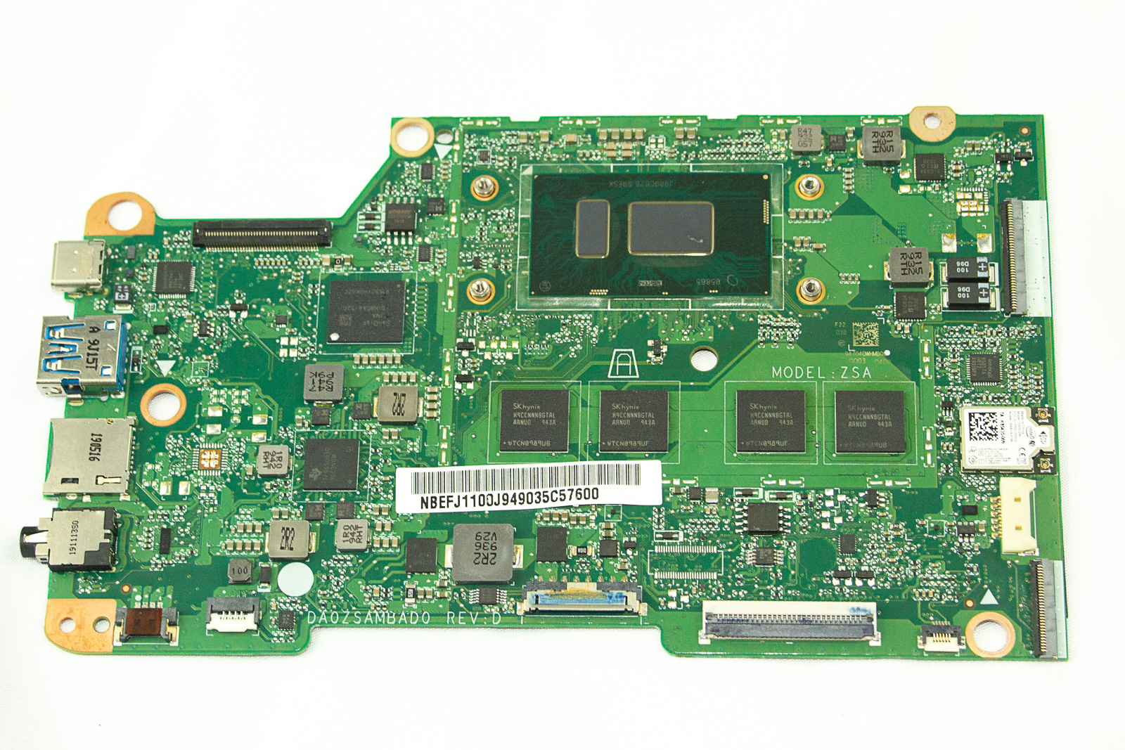 Acer Hauptplatine / Mainboard W/CPU.3867U.4GB.EMMC32GB.UMA Acer Chromebook Spin 13 CP713-1WN Serie (Original)