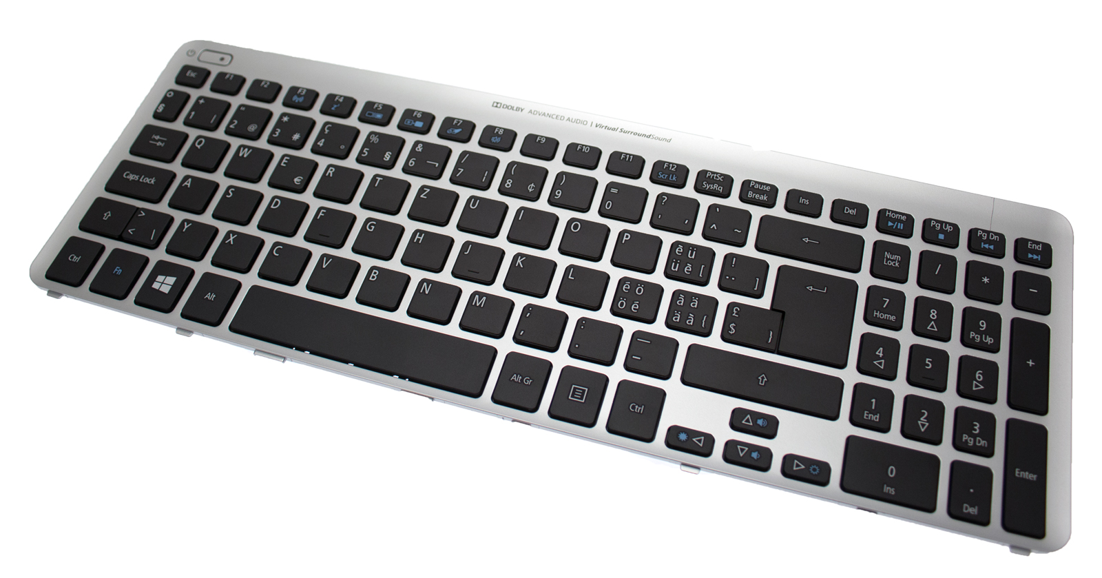 Acer Tastatur schweizerisch (CH) silber Aspire V5-571G Serie (Original)
