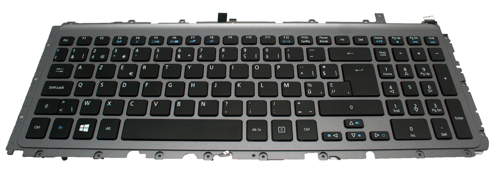 Acer Tastatur belgisch (BE) grau Aspire M3-581TG Serie (Original)