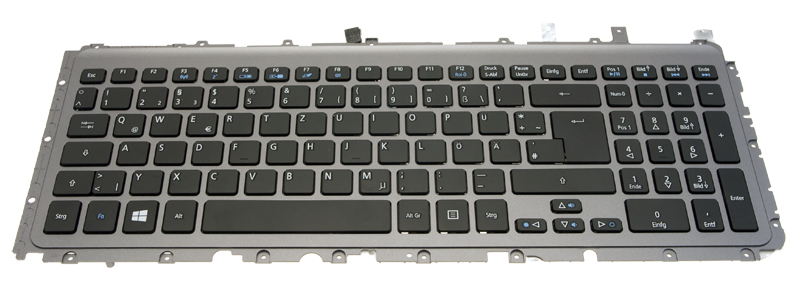 Acer Tastatur deutsch (DE) grau Aspire M3-581TG Serie (Original)