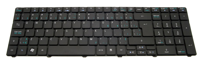 Acer Tastatur US-Int. französisch (US/FR) Aspire 5738G Serie (Original)