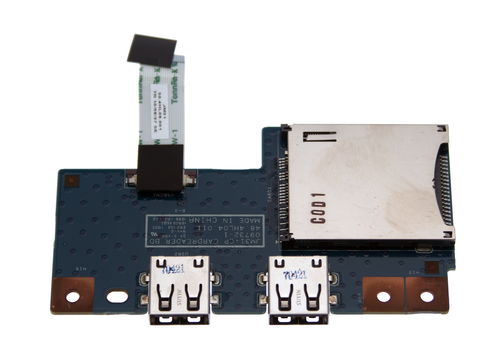 Acer USB - Kartenleserplastine / USB - Cardreader board Aspire 3820TZ Serie (Original)