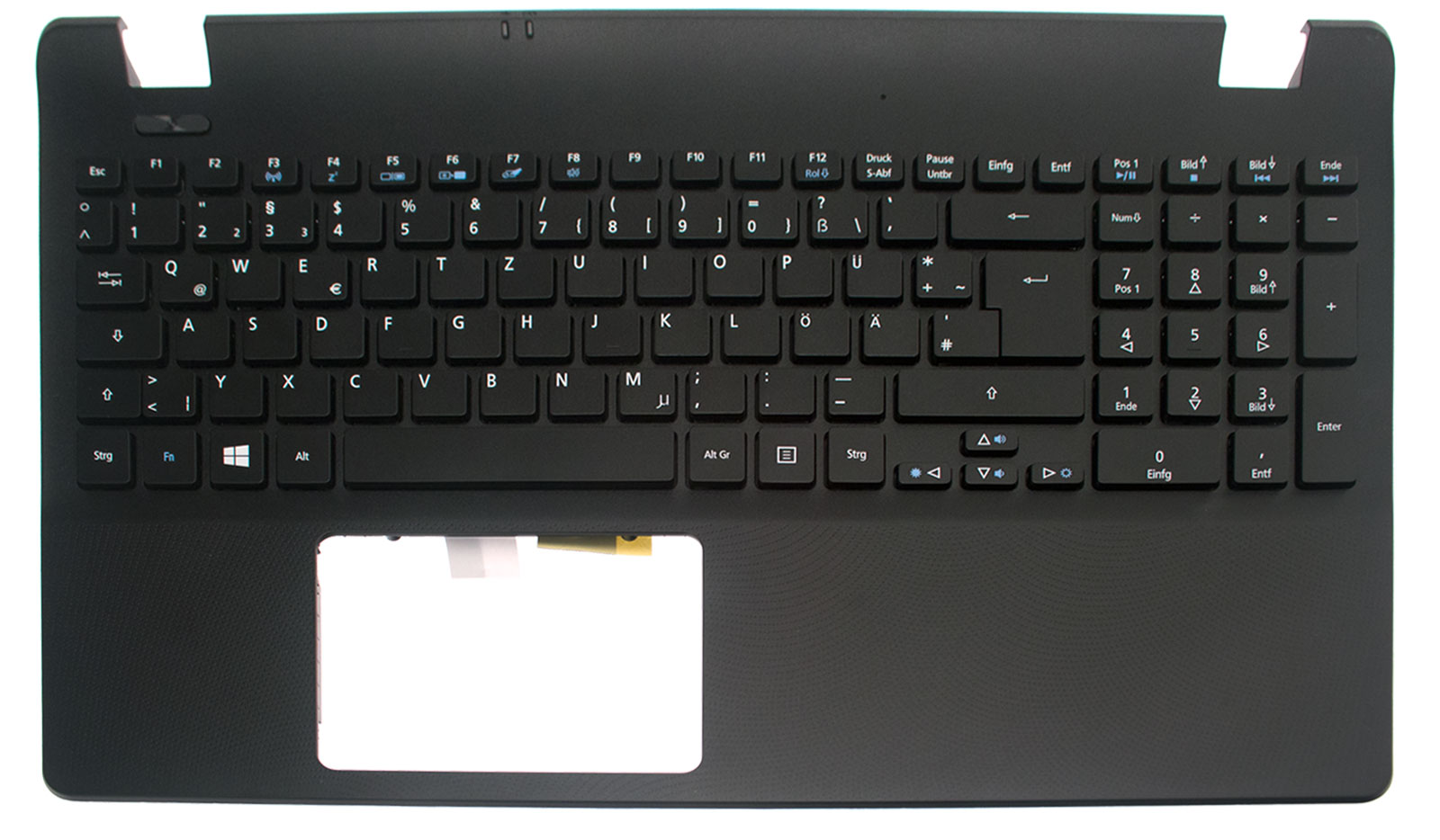 Acer Tastatur Deutsch (DE) + Top case schwarz Extensa 2508 Serie (Original)