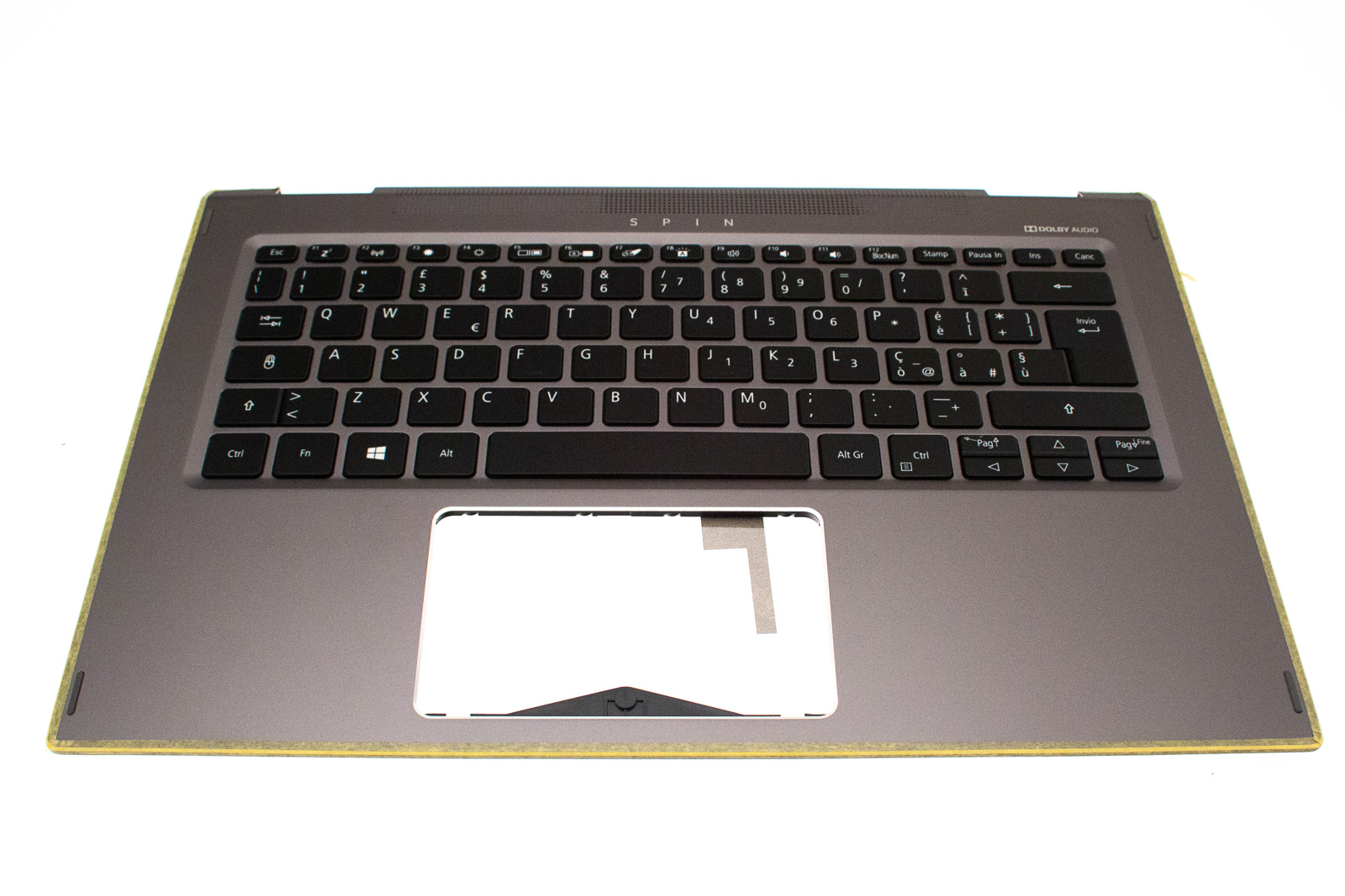 Acer Tastatur beleuchtet Italienisch (IT) + Top case grau Spin 3 SP313-53N Serie (Original) Acer Tastatur beleuchtet Italienisch (IT) + Top case grau Spin 3 SP313-53N Serie (Original)