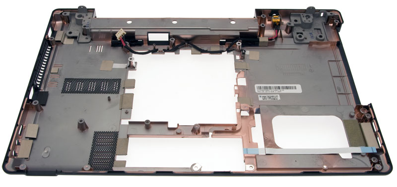 Acer Gehäuseunterteil / Cover Lower mit Netzteilbuchse / DC-IN Extensa 5635ZG Serie (Original)