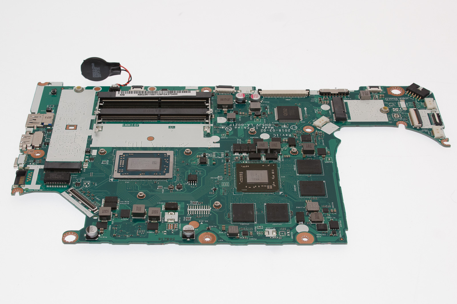Acer Mainboard W/CPU.R5-2500U.DIS.R18M-G1-90.4GB Aspire Nitro 5 AN515-42 Serie (Original)