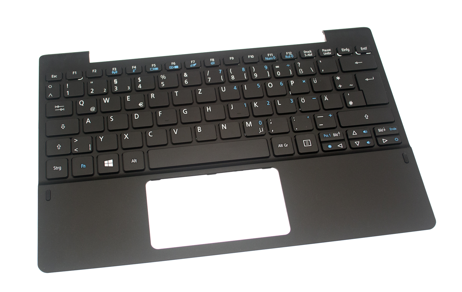 Acer Tastatur Deutsch (DE) + Top case schwarz Aspire Switch 10 E SW3-013 Serie (Original)