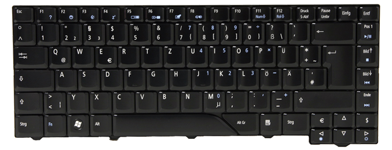 Acer Tastatur deutsch (DE) schwarz Aspire 4935 Serie (Original)