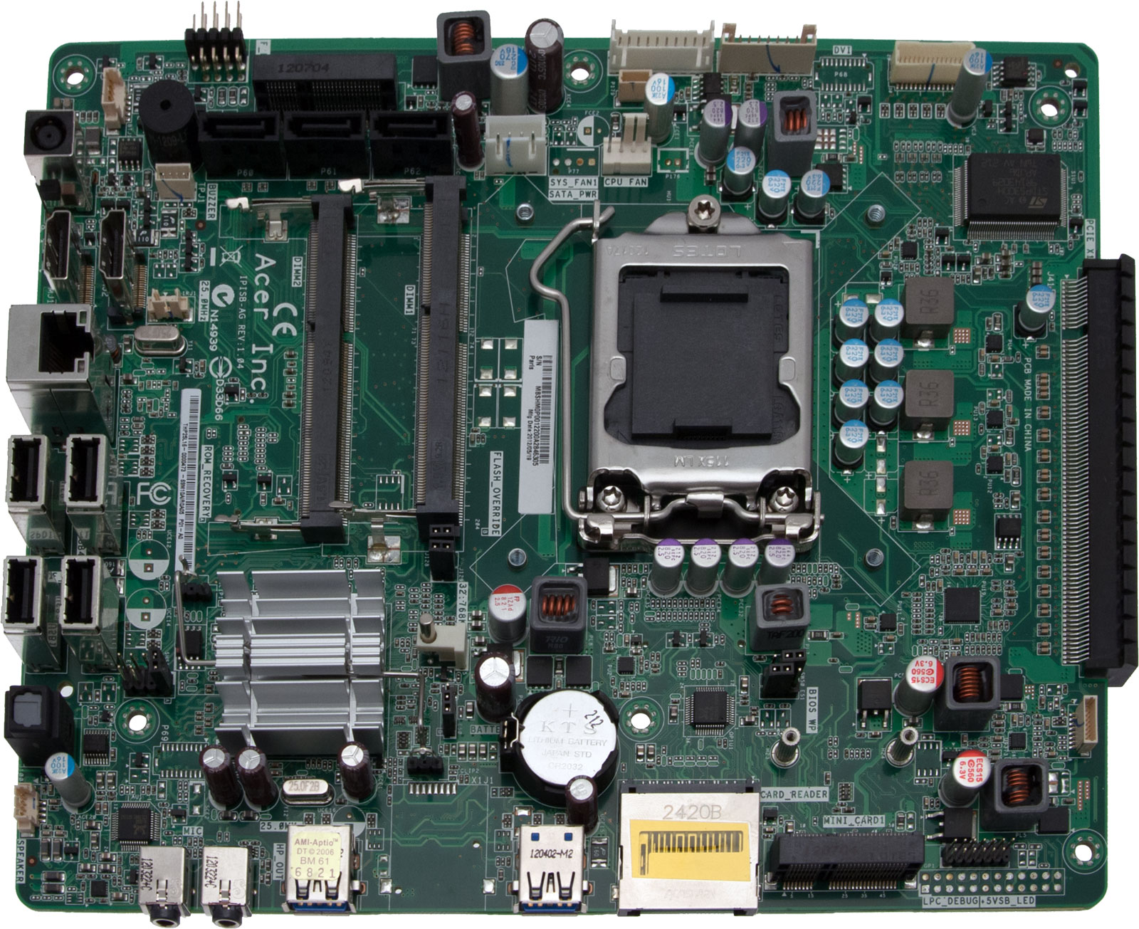 Acer Mainboard H61.UMA.USB3.0 Aspire Z5770_P Serie (Original)