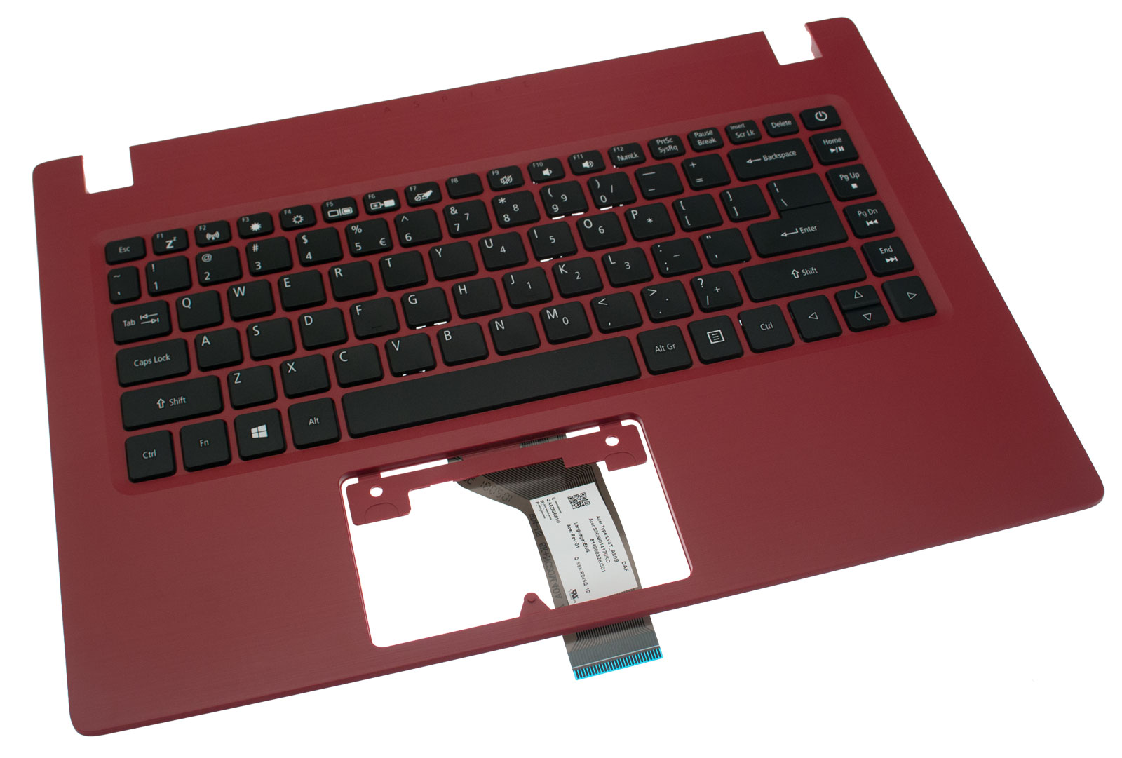 Acer Tastatur US-Int. (US) + Topcase rot Aspire 3 A314-32 Serie (Original) Acer Tastatur US-Int. (US) + Topcase rot Aspire 3 A314-32 Serie (Original)