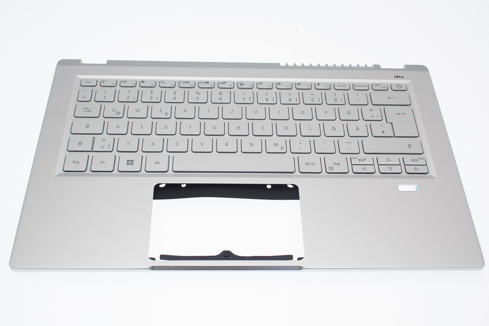 Acer Tastatur beleuchtet Deutsch (DE) + Top case silber Swift 3 SF314-43 Serie (Original)