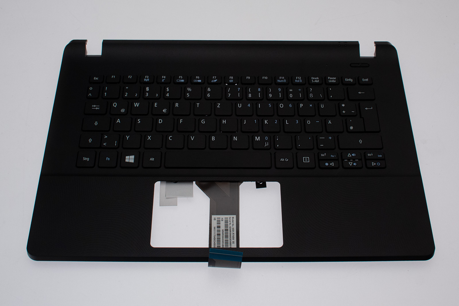 Acer Tastatur deutsch (DE) + Topcase schwarz Aspire ES1-331 Serie (Original)