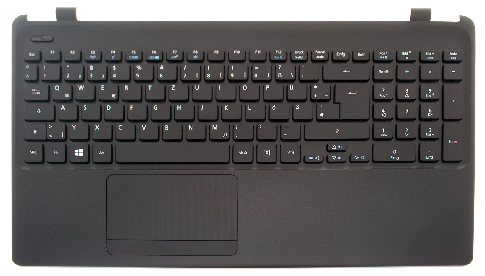 Acer Tastatur Deutsch (DE) + Top case schwarz Aspire E1-522 Serie (Original)