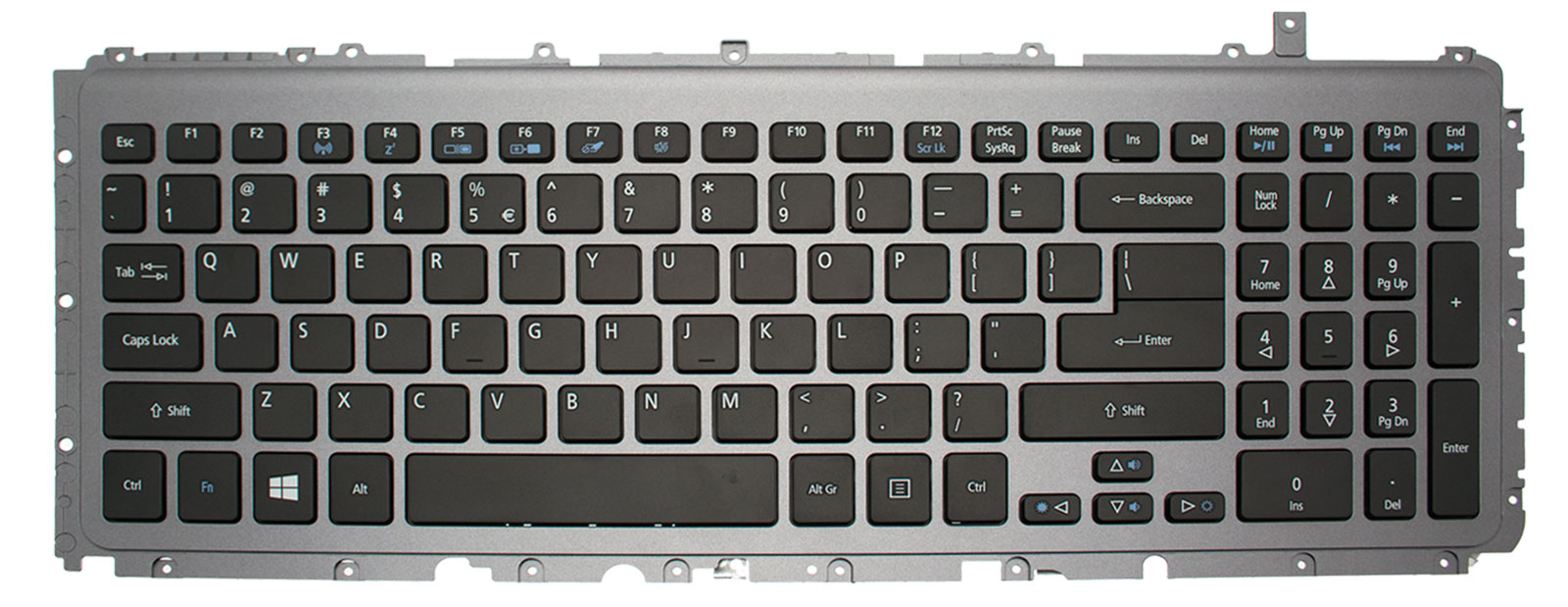 Acer Tastatur US-Int. (US) grau Aspire M3-581TG Serie (Original)