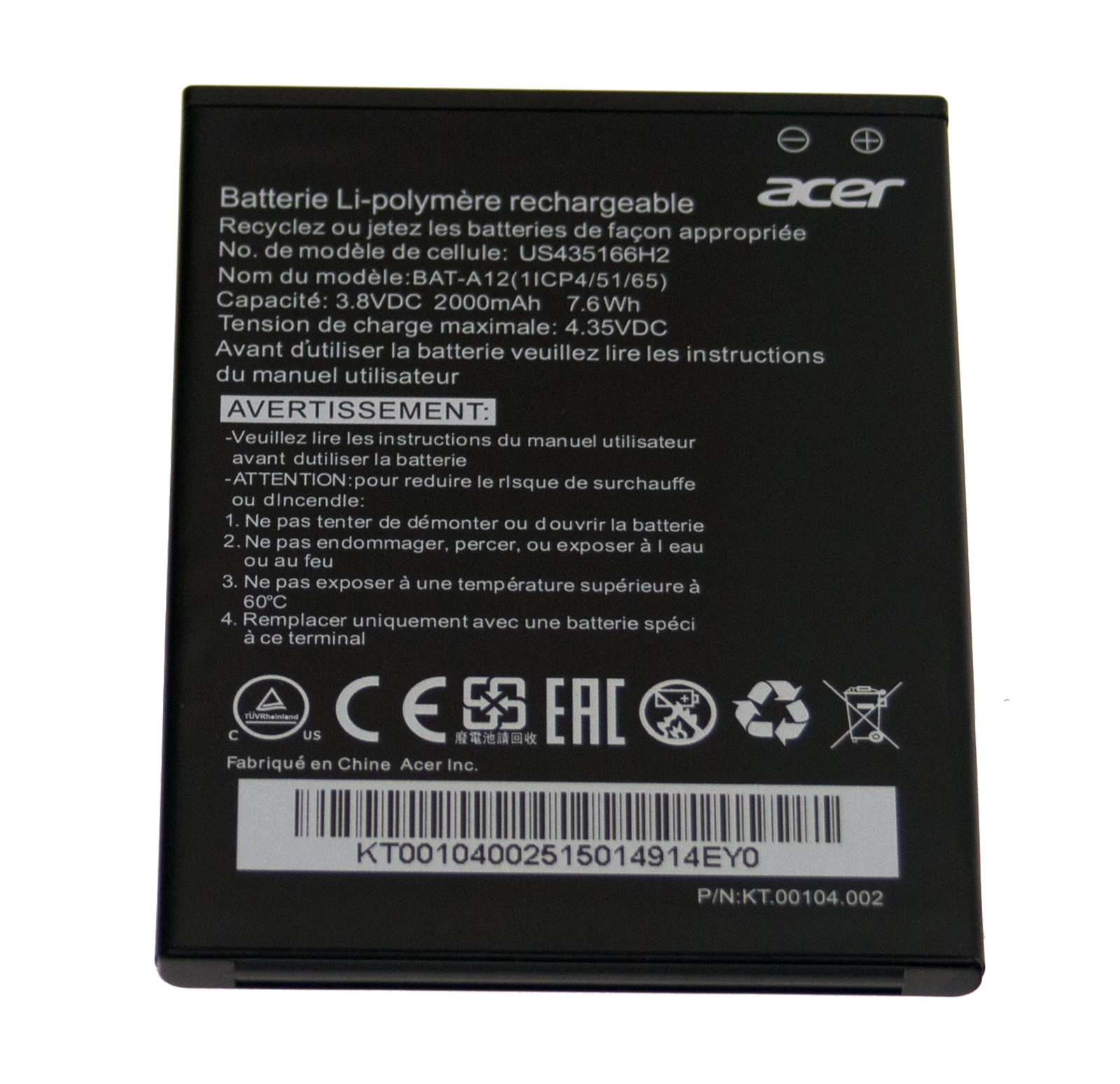 Acer Akku / Battery Liquid Z520 (Original)