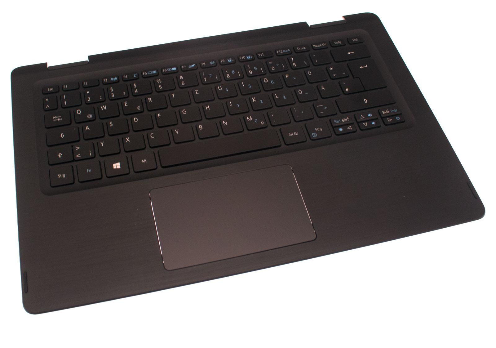 Acer Tastatur beleuchtet deutsch (DE) + Topcase schwarz Spin 1 SP113-31 Serie (Original)