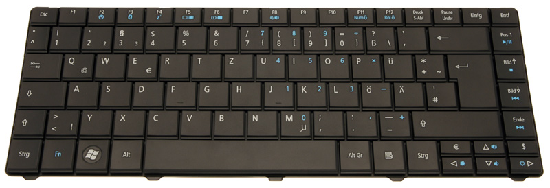 Gateway Tastatur / Keyboard (German) Gateway NS40TG Serie (Original)