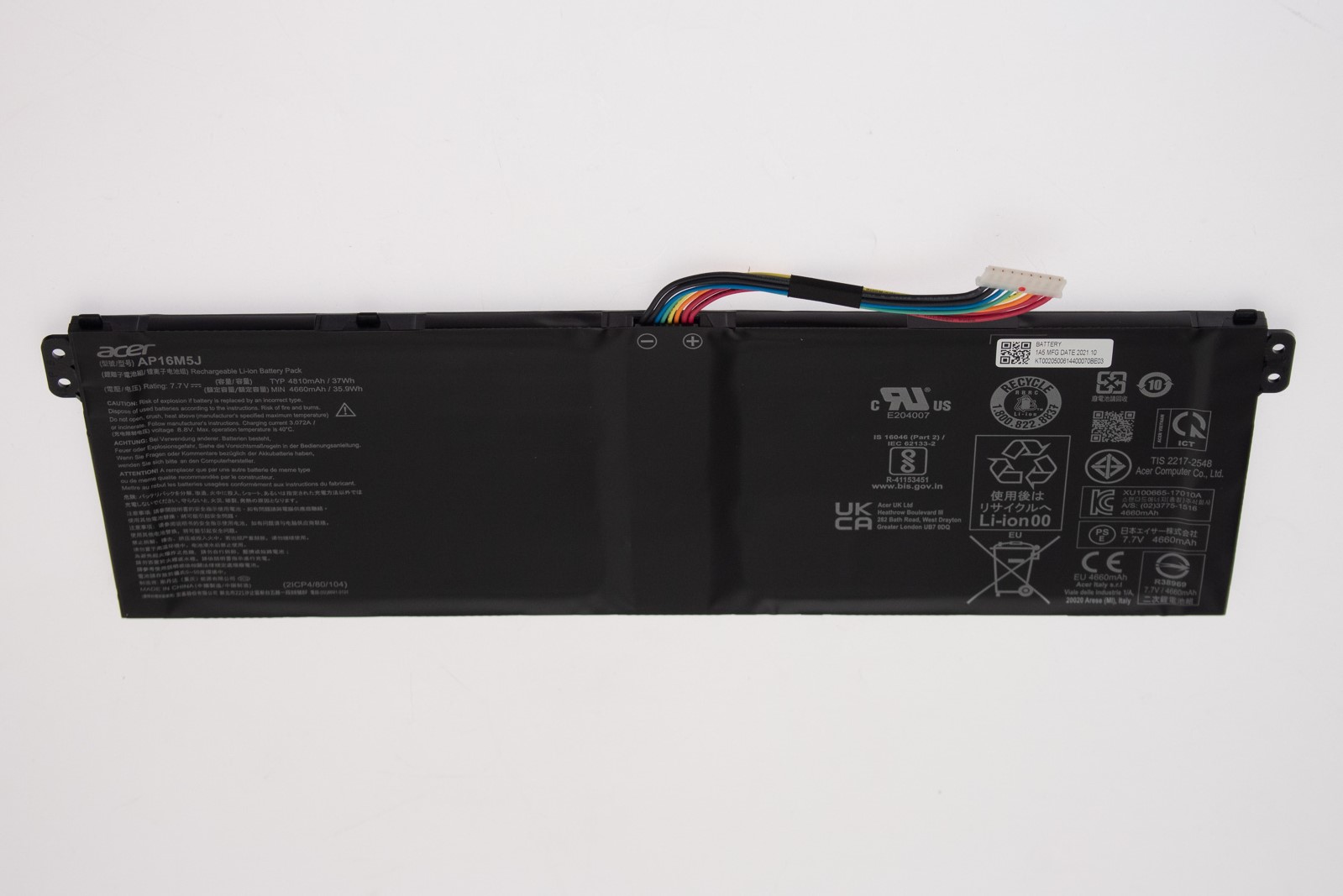 Acer Akku / Batterie / Battery Aspire 3 A315-55KG Serie (Original) Acer Akku / Batterie / Battery Aspire 3 A315-55KG Serie (Original)
