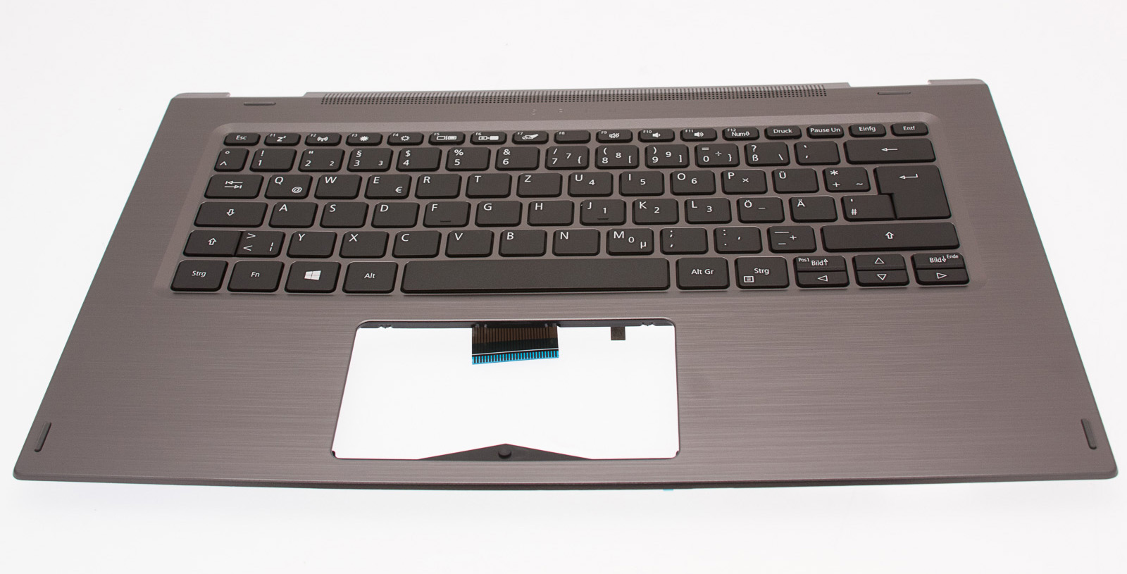 Acer Tastatur deutsch (DE) + Topcase grau Spin 3 SP314-51 Serie (Original)