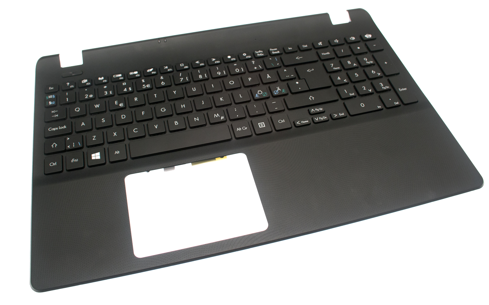PackardBell Tastatur skandinavisch (NORDIC) + Top Case schwarz EasyNote TG71BM Serie (Original)