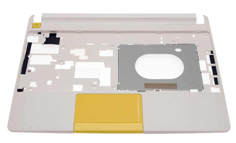 Acer Gehäuseoberteil / Cover Upper WHITE W/TP YELLOW Aspire ONE HAPPY2 (Original)