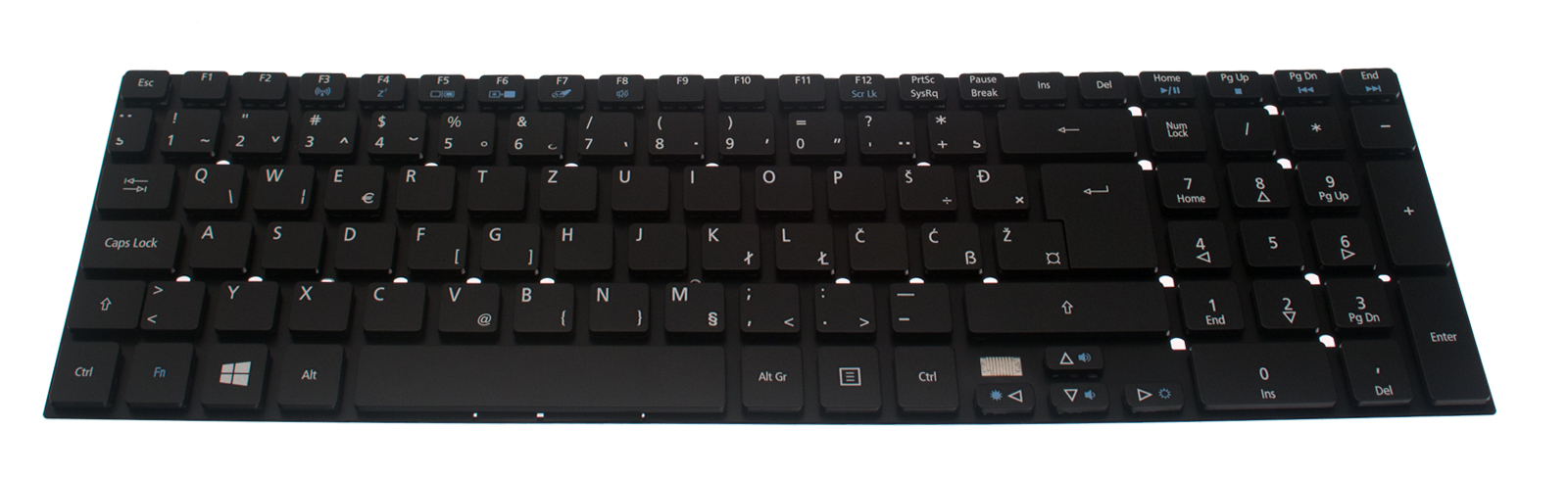 Acer Tastatur Slowenisch/Kroatisch (SI/HR) schwarz Aspire V3-731 Serie (Original) Acer Tastatur Slowenisch/Kroatisch (SI/HR) schwarz Aspire V3-731 Serie (Original)