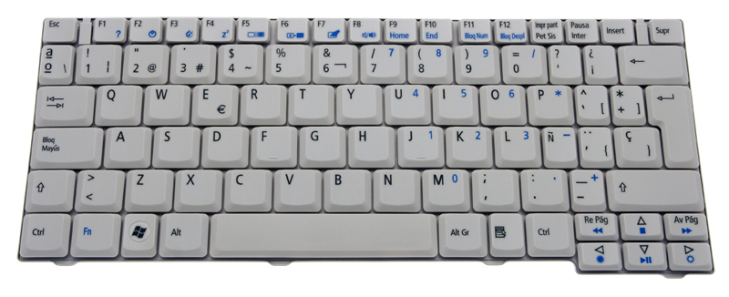 Acer Tastatur / Keyboard (Spain) Aspire 2420 Serie (Original)
