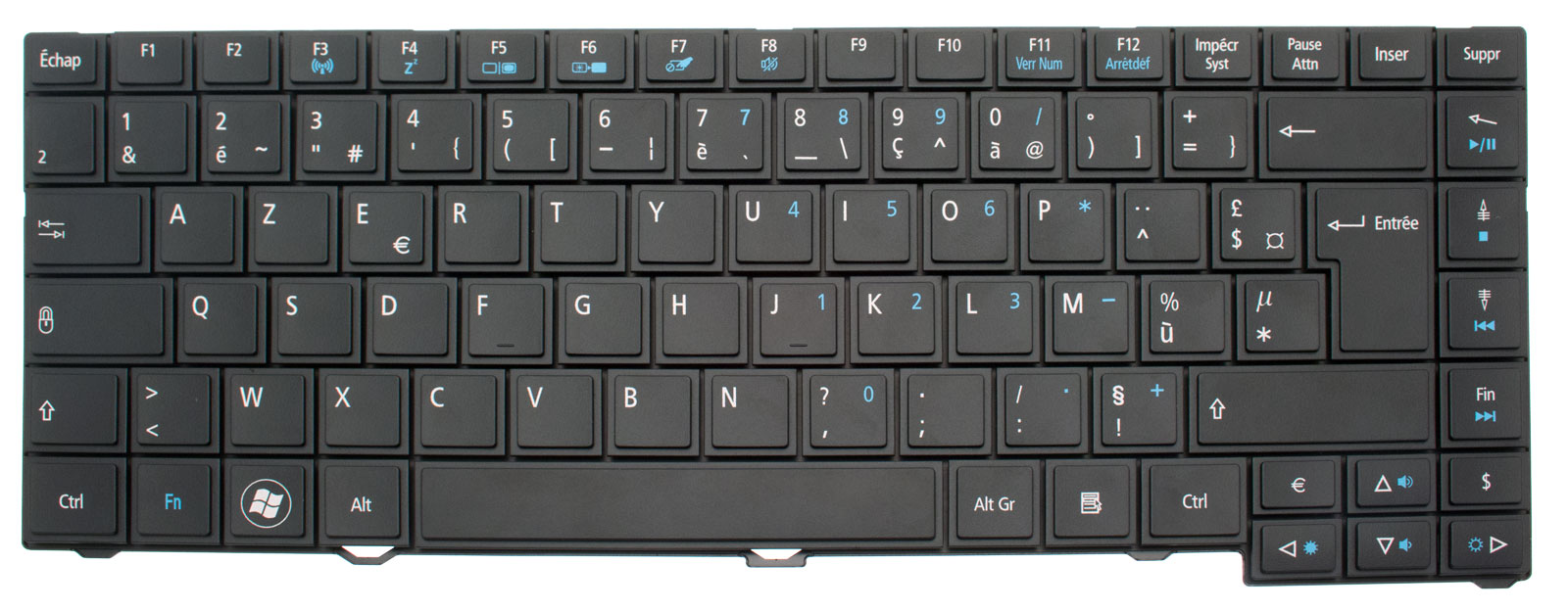 Acer Tastatur französisch (FR) schwarz TravelMate P633-V Serie (Original)