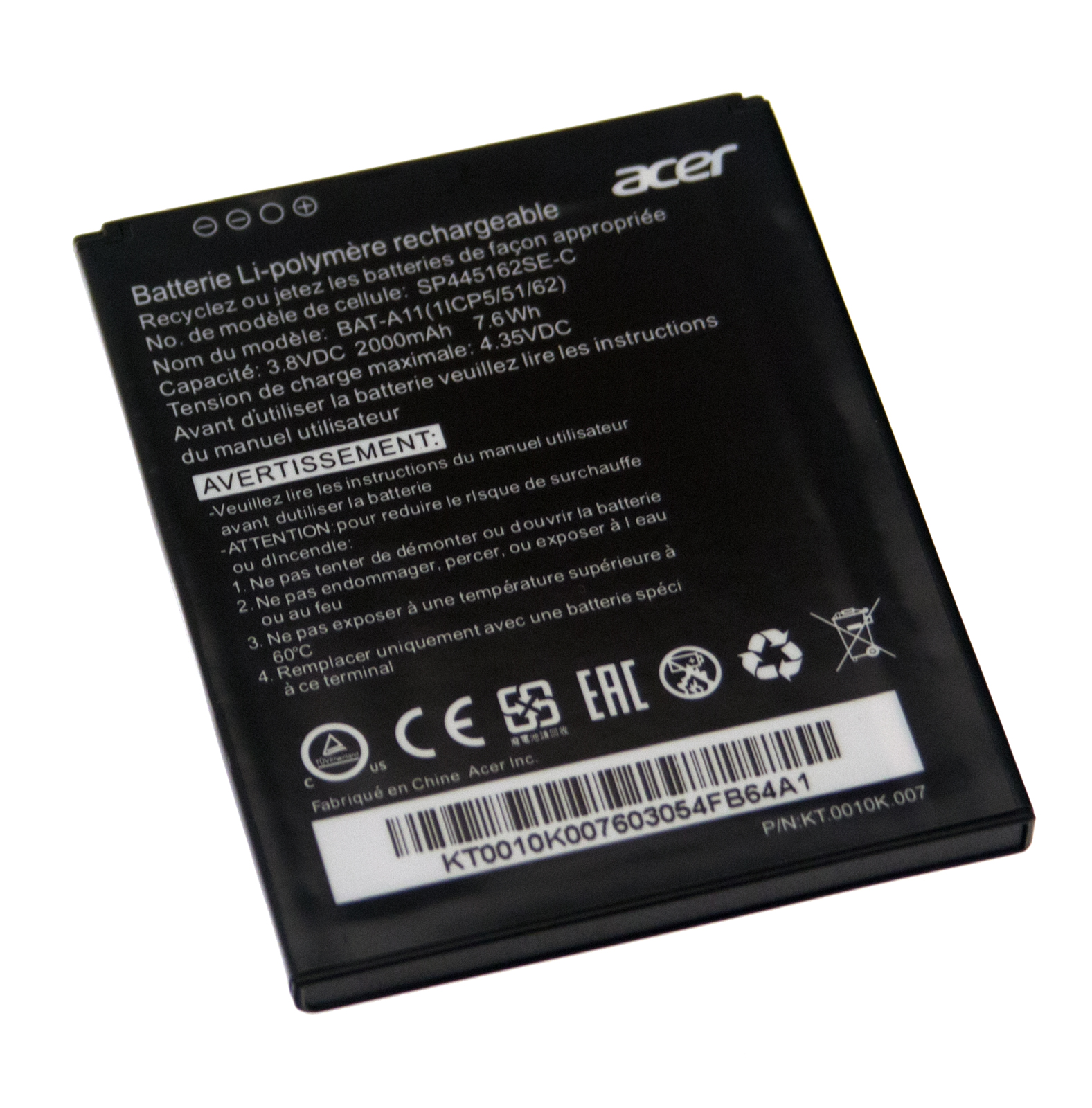 Acer Akku / Batterie / Battery 2020mAh Liquid Z330 (Original)